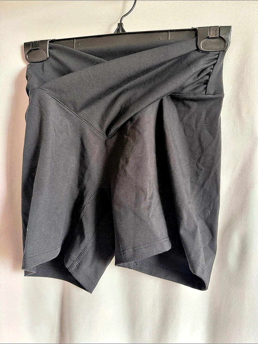 Soft Scrunch Shorts Athletic Shorts Black Small